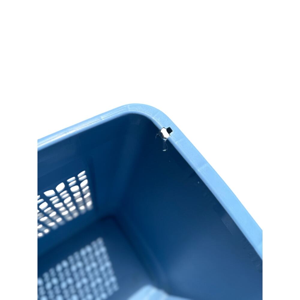 VTG 80s Rubbermaid Laundry Hamper Basket Tulip Floral 2787 - Picture 5 of 7